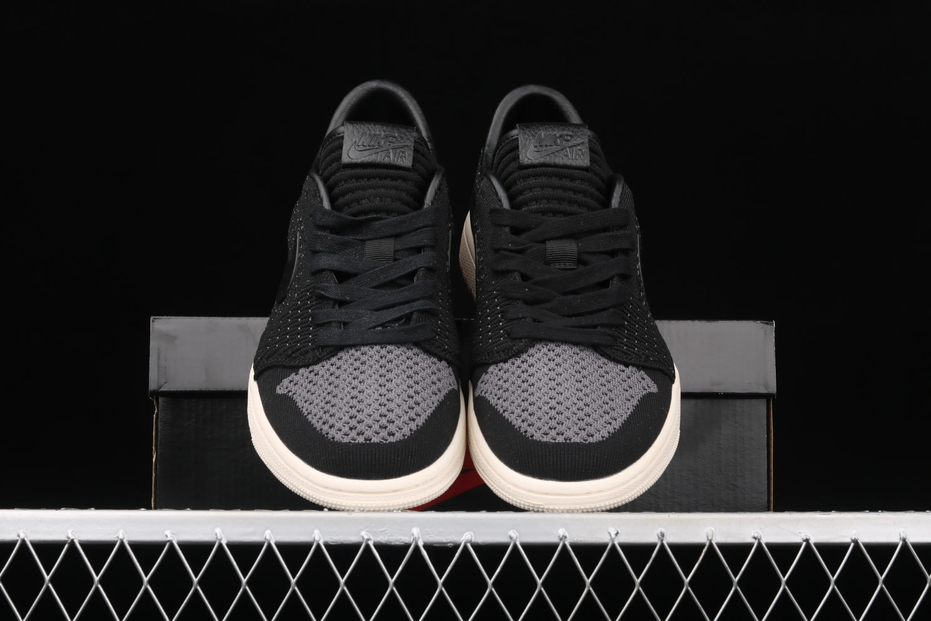 All categories Air Jordan Jordan series basketball shoes Air Jordan 1 Low Air Jordan 1 Low AJ1 Joe 1 knitted black low-top basketball shoes AH4506-010